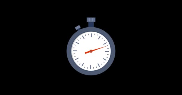 Stopwatch video animation 60 second Template — 图库视频影像