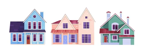 Schattig cartoon huis — Stockvector