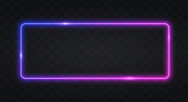 Tasarımınız için neon çerçeve