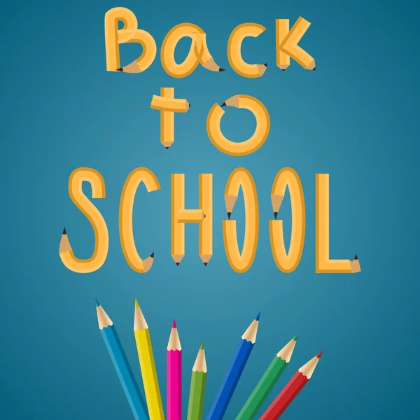 Back to school. — Stock Vector