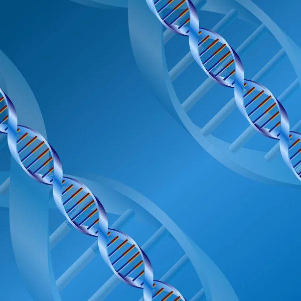 DNA achtergrond — Stockvector