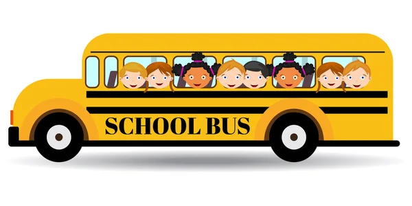 Autobús escolar . — Vector de stock