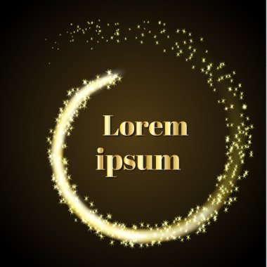 Esnaf altın Parıltılı yıldız