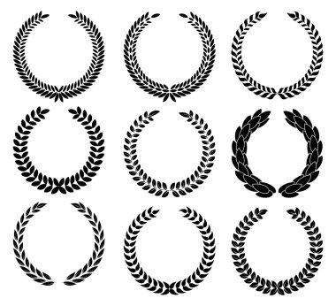 Bir defne çelengi - zafer ve başarı sembolü.