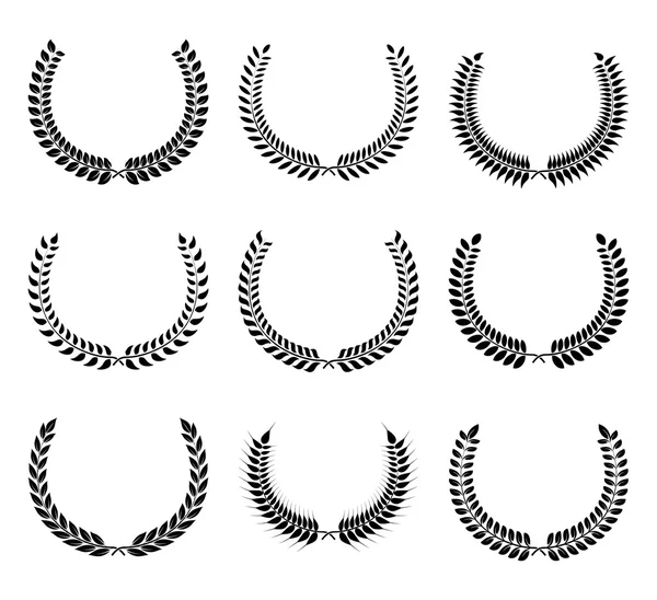 A laurel wreath - symbol of victory and achievement. — Stock Vector