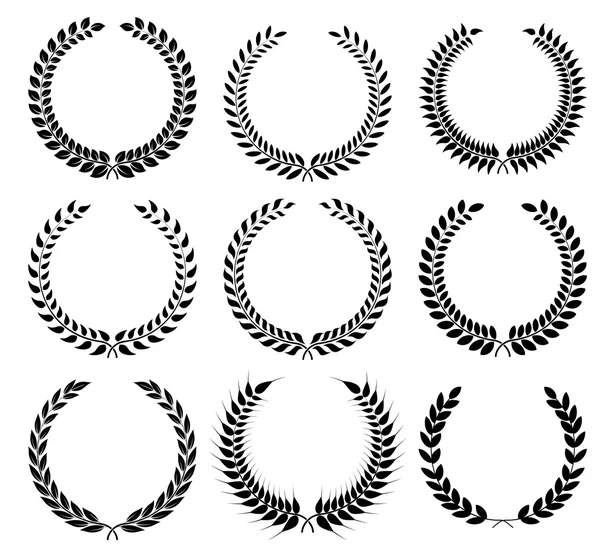 A laurel wreath - symbol of victory and achievement. — Stock Vector