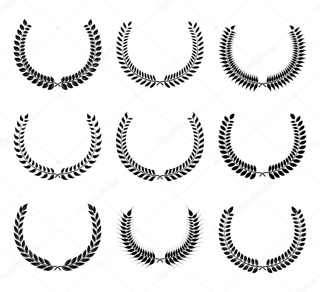 A laurel wreath - symbol of victory and achievement.