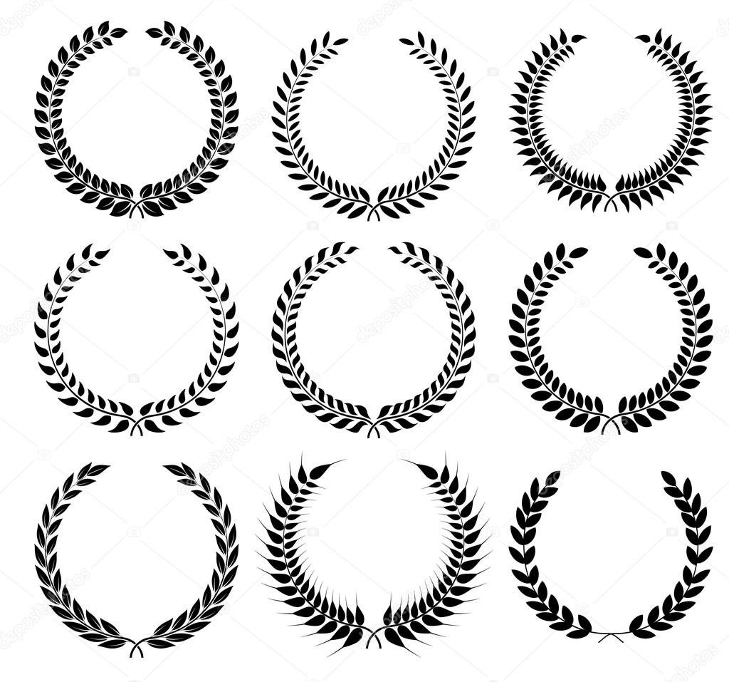 A laurel wreath - symbol of victory and achievement.