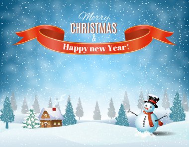 Noel Kış Manzarası