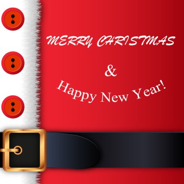 Kırmızı Noel Baba kıyafeti,