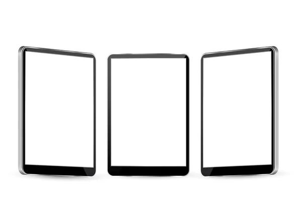 Tableta con diferentes vistas . — Archivo Imágenes Vectoriales