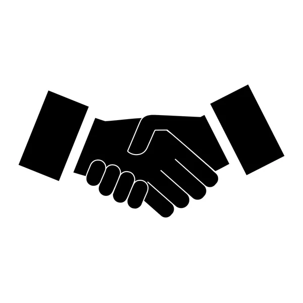 Vector icon handshake — Stock Vector