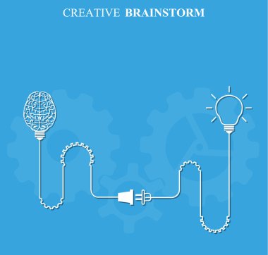 Yaratıcı beyin fırtınası kavramı iş