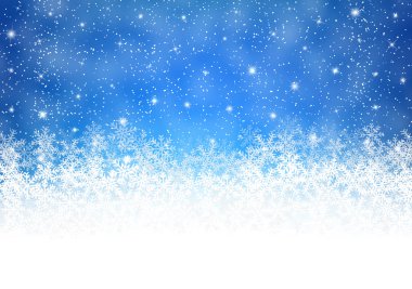 parlak ışıklar ile kış arka plan