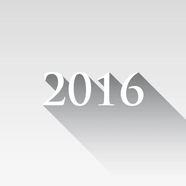 Feliz Año Nuevo 2016 mensaje — Vector de stock