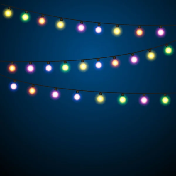 Noel ışıkları arka planı.