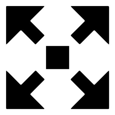 Tam ekran vektör simgesi