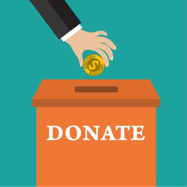 Altın para koyarak el iş dostum