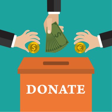 Altın para koyarak el iş dostum