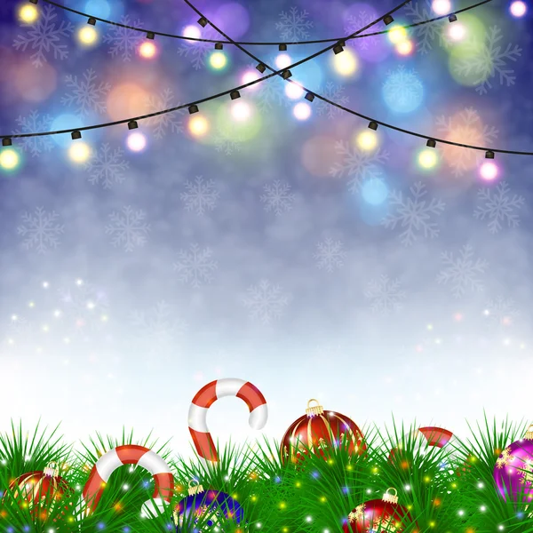 Merry Christmas festive background — Stock Vector