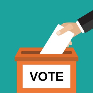 İnsan eli oylama Pape koyarak