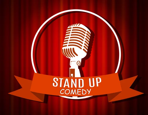 Vintage beyaz siluet mikrofon