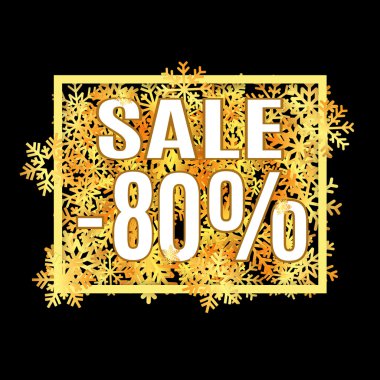 altın satışı vektör büyük başlığı