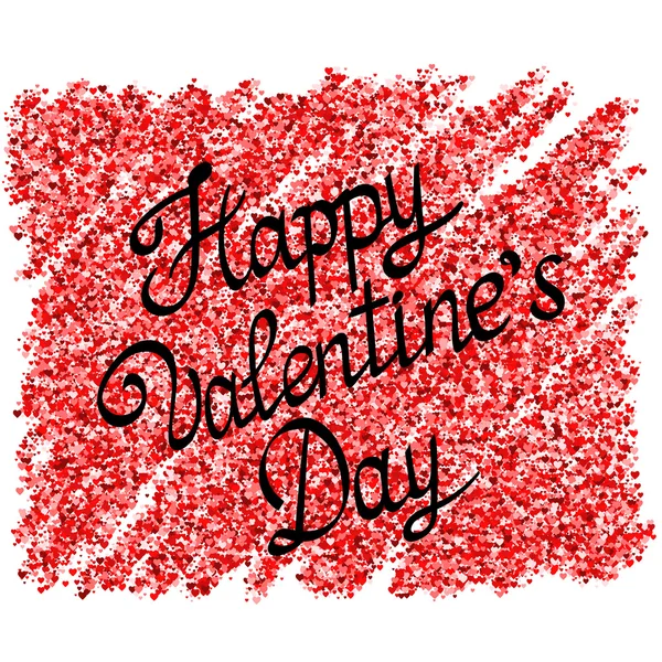 Joyeux lettrage Saint Valentin — Image vectorielle