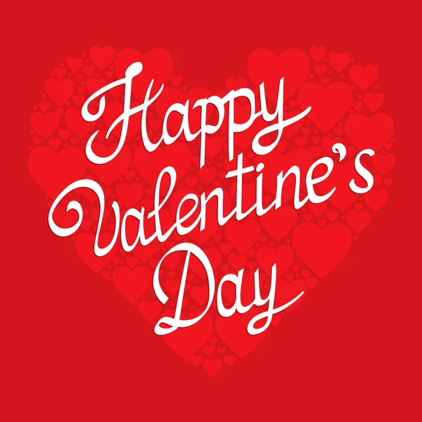 Boldog Valentin napi betű — Stock Vector