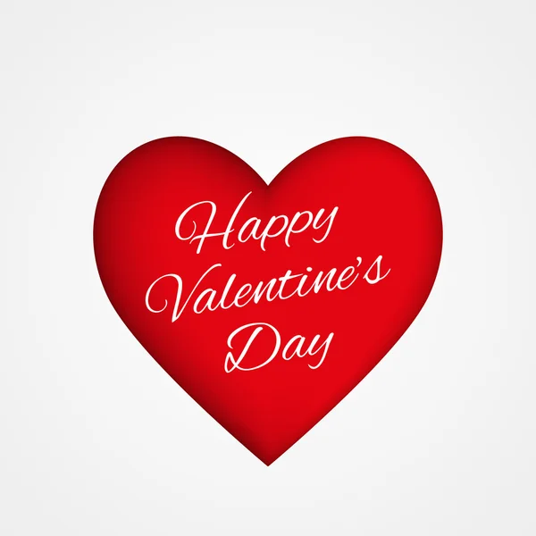 Tarjeta de felicitación feliz día de San Valentín — Vector de stock