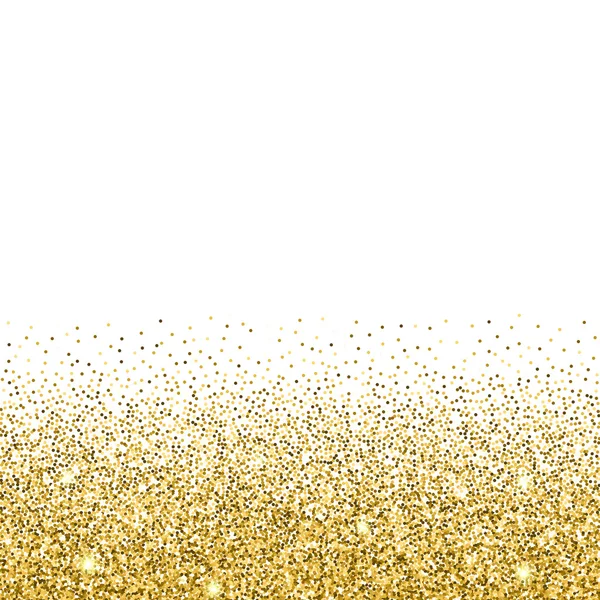 Goud glitter achtergrond. — Stockvector