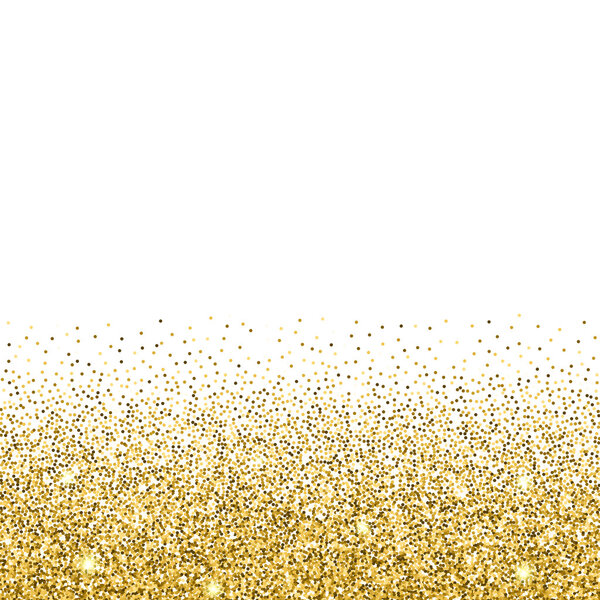 Gold glitter background.