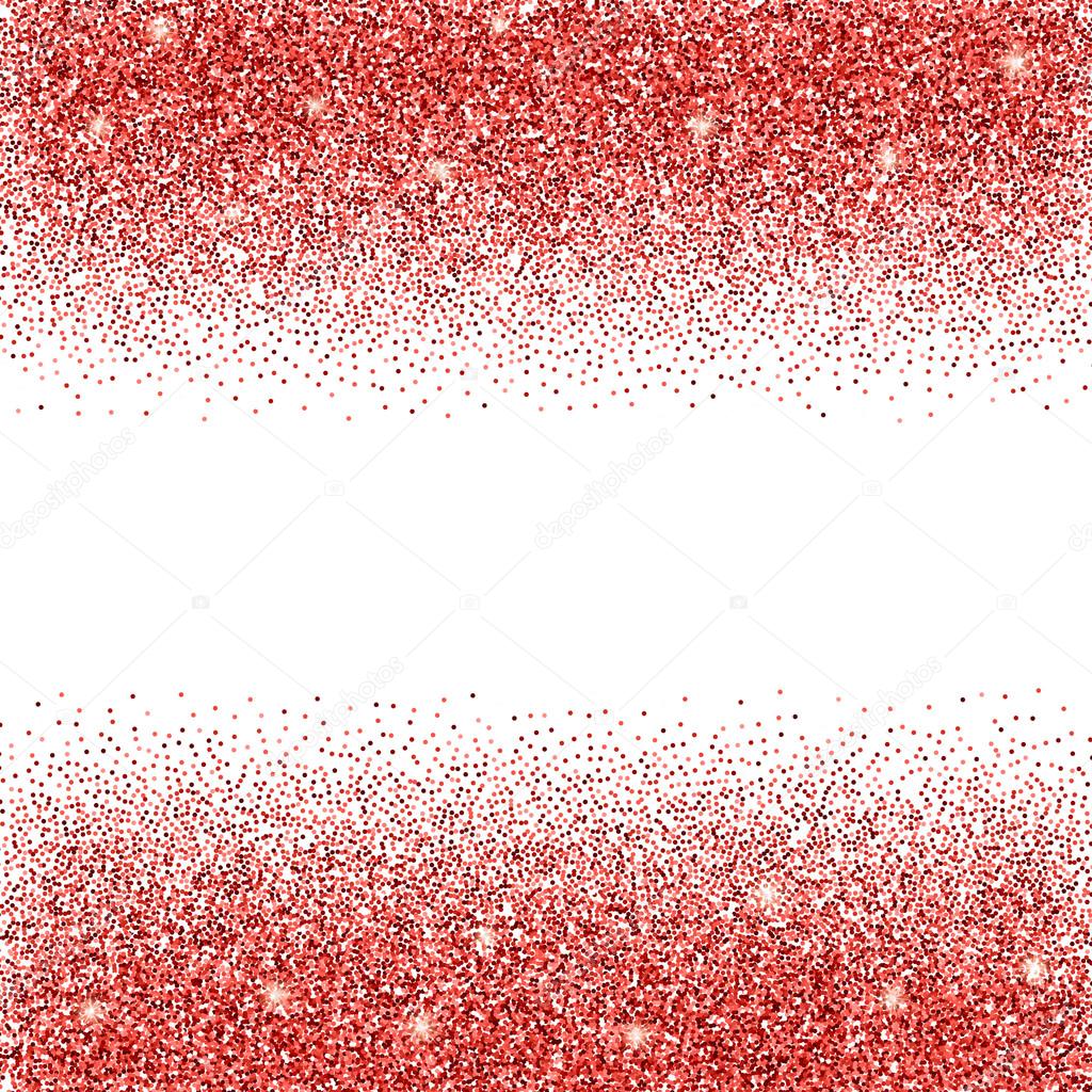 red glitter background.