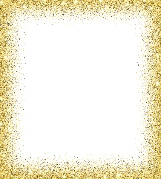 Goud glitter achtergrond. — Stockvector