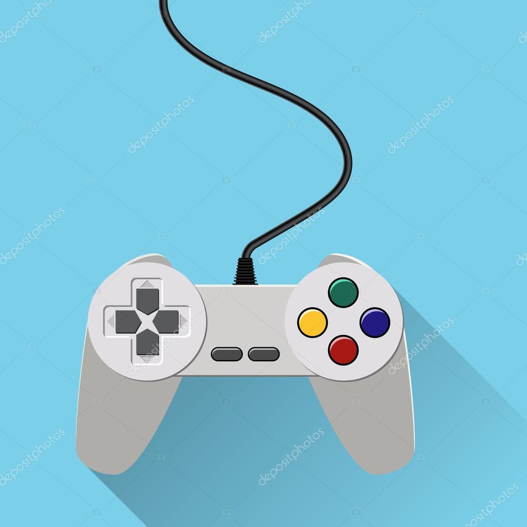 Vetores de Ícone Joystick Plano Jogando Online Ícone Do Desenho Animado  Gamepad Controlador De Jogo e mais imagens de Videogame - iStock