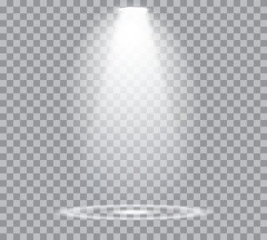 Vektör projektör. Sahne.