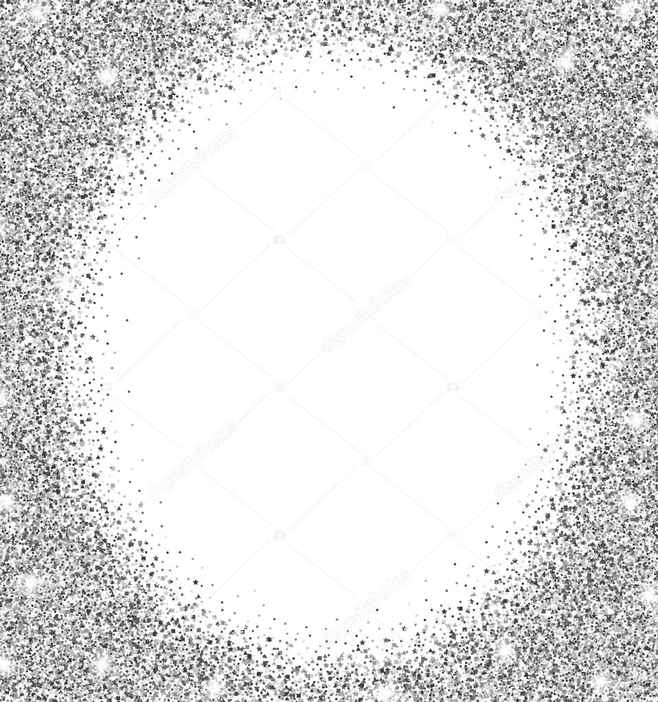 Silver Glitter Background Stock Vector C Drogatnev 98706488