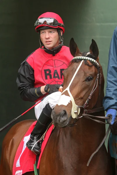 Jockey purosangue Tyler Baze — Foto Stock