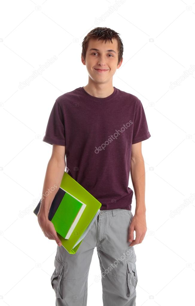 Student carrying books