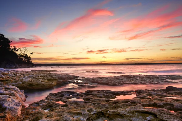 Atardecer murrays playa australia — Foto de Stock