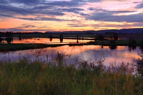 Penrith lagos pôr do sol — Fotografia de Stock