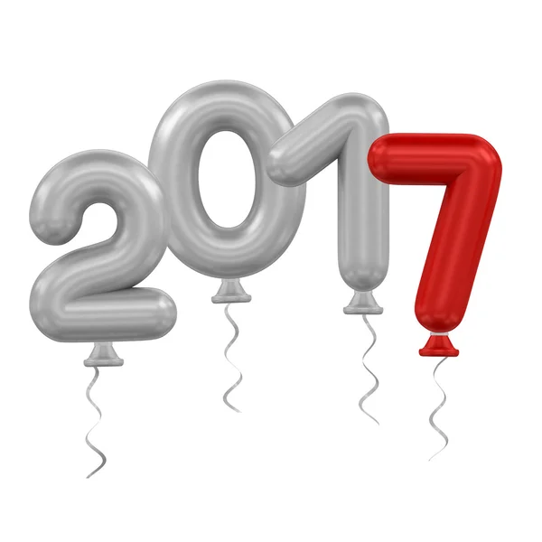 New Year balloons — Stock Photo, Image