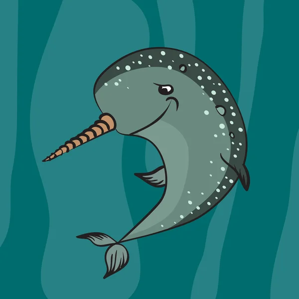 Narwhal — Stock Vector