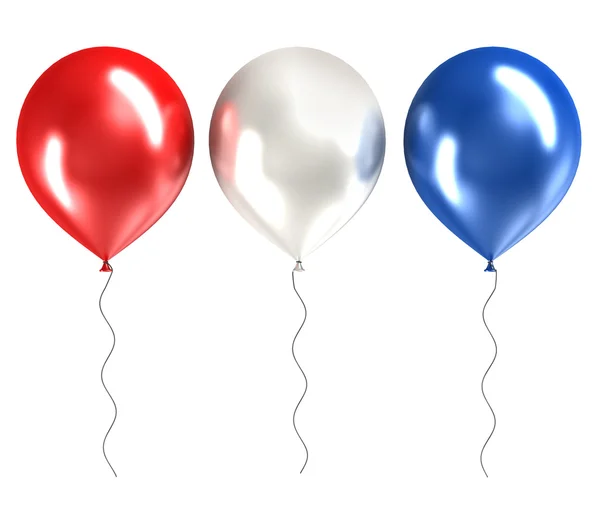 Glänzende Luftballons — Stockfoto