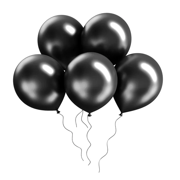 Bündel heller, bunter, glänzender Ballon — Stockfoto