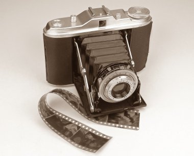 Nostaljik eski fotoğraf makinesi