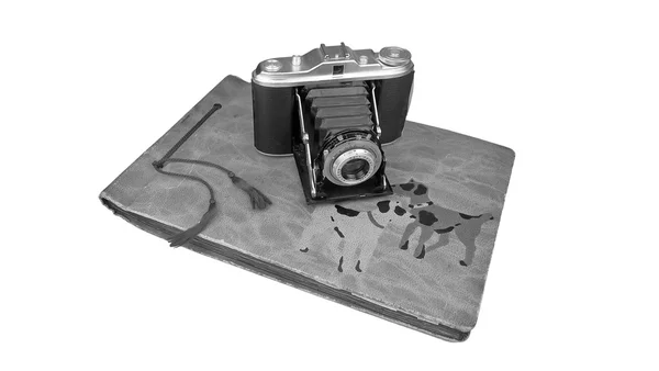 Nostalgico vecchia macchina fotografica — Foto Stock