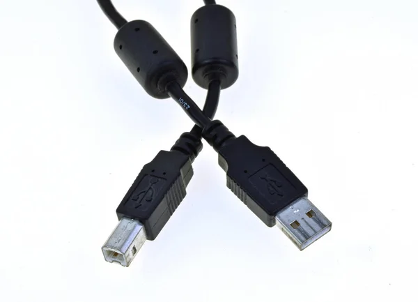 Persondator Kabel Vitt — Stockfoto