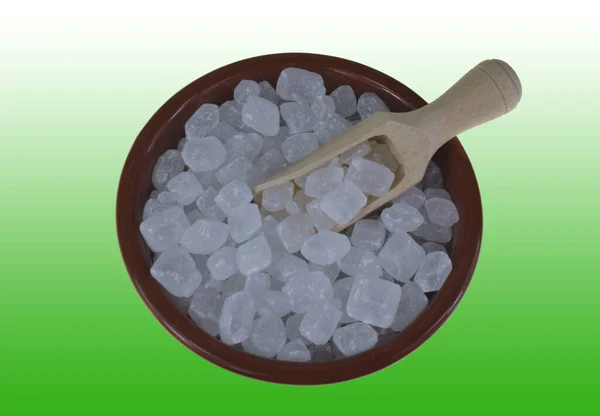 Sugar Rock Candy Bowl — Stock Photo, Image