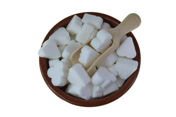 Cukier Misce Izolowany — Zdjęcie stockowe